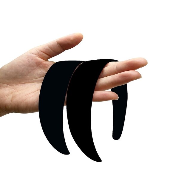 1.2 Inch Satin Headbands, Ladies and Girls Antiskid Hard Hair Bands, DIY Hair He - Picture 3 of 7